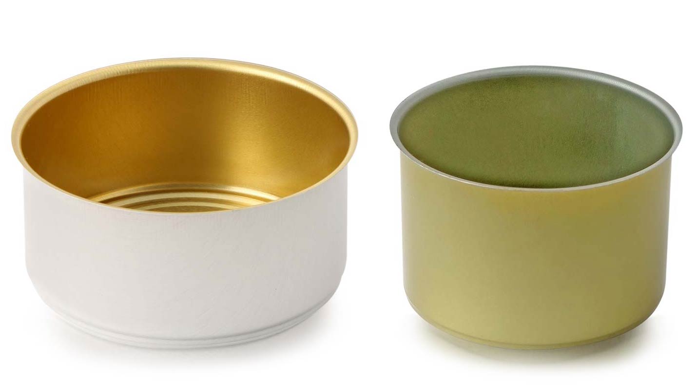 Pair Rounded Cans